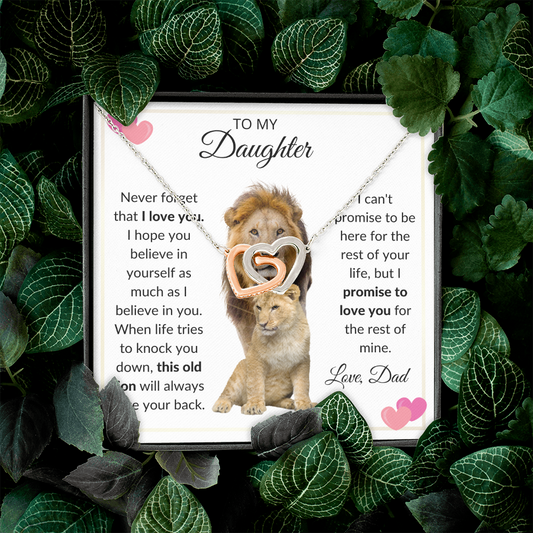 This Old Lion - Interlocking Hearts Necklace
