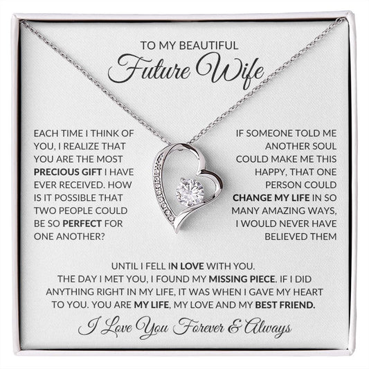 Future Wife - I Found My Missing Piece - Forever Love Necklace