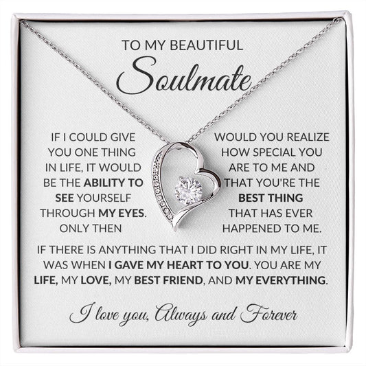 Beautiful Soulmate - Forever Love Necklace