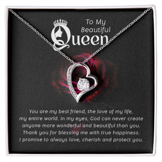 Beautiful Queen - Forever Love Necklace