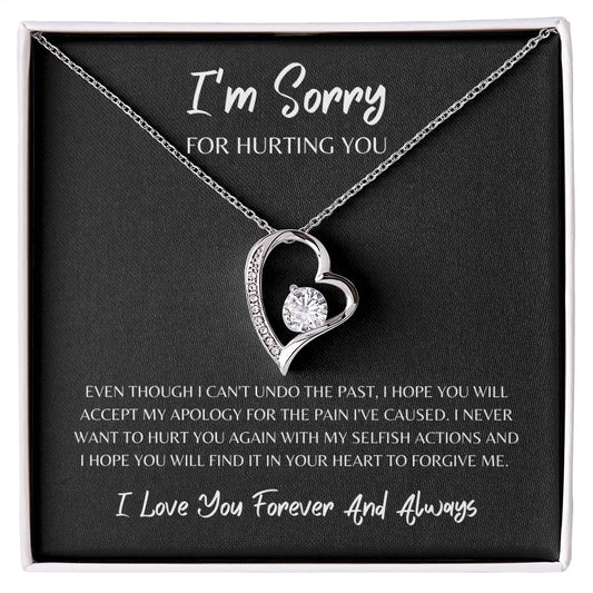 I Love You Forever and Always - Forever Love Necklace